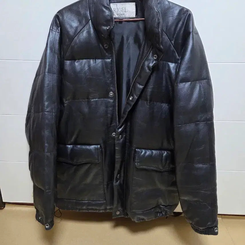 [BUNJANG] RIGEL Leather Down Jacket / 남성 명품 가죽 패딩