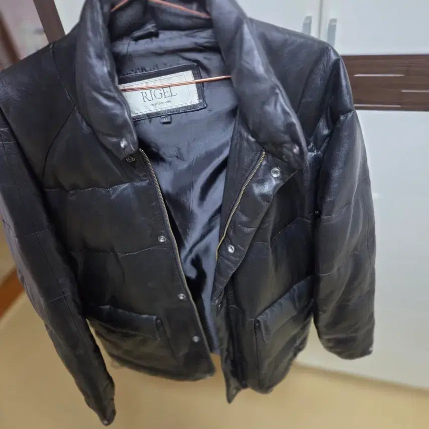 [BUNJANG] RIGEL Leather Down Jacket / 남성 명품 가죽 패딩