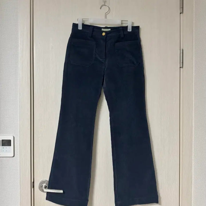 [BUNJANG] Le Mémé Corduroy French Pants - Navy M / (새상품) 르메메 코듀로이 프렌치 팬츠 / 네이비 M / Petit Fr