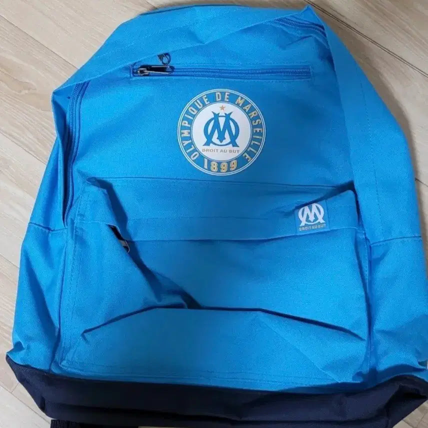 [BUNJANG] Olympique de Marseille Backpack Sky Blue / 올랭피크 드 마르세유 백팩 하늘색