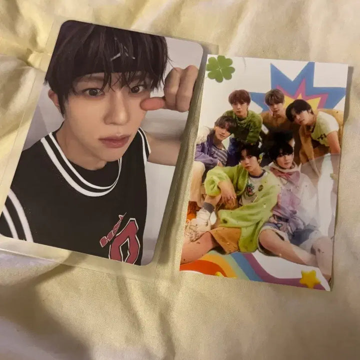 [BUNJANG] NCT WISH Sion Wish Cat Doll Keyring + Photocard & Sticker / 위시캣 시온 베리냥 엔위시