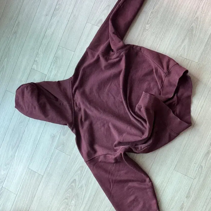 [BUNJANG] MAISON MINED Burgundy Hoodie / MAISON MINED 버건디 후드티