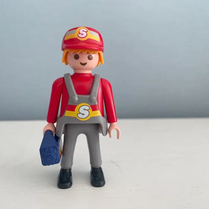[BUNJANG] Playmobil Gas Station Employee Figure / 중고 플레이모빌 주유소 직원