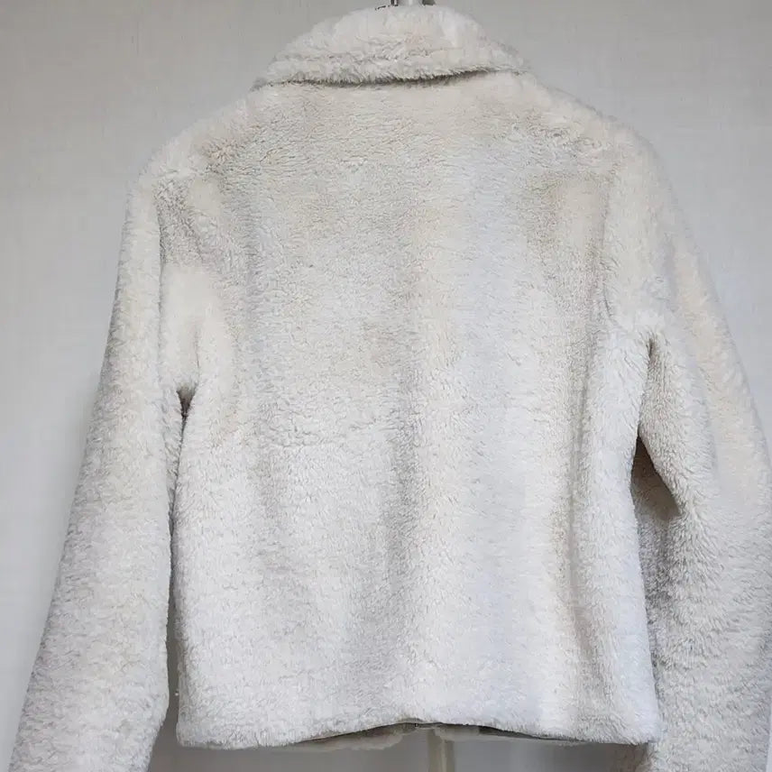 [BUNJANG] FRONTRROW Ivory Faux Fur Jacket XS / FRONTRROW 프론트로우 아이보리 퍼자켓 XS