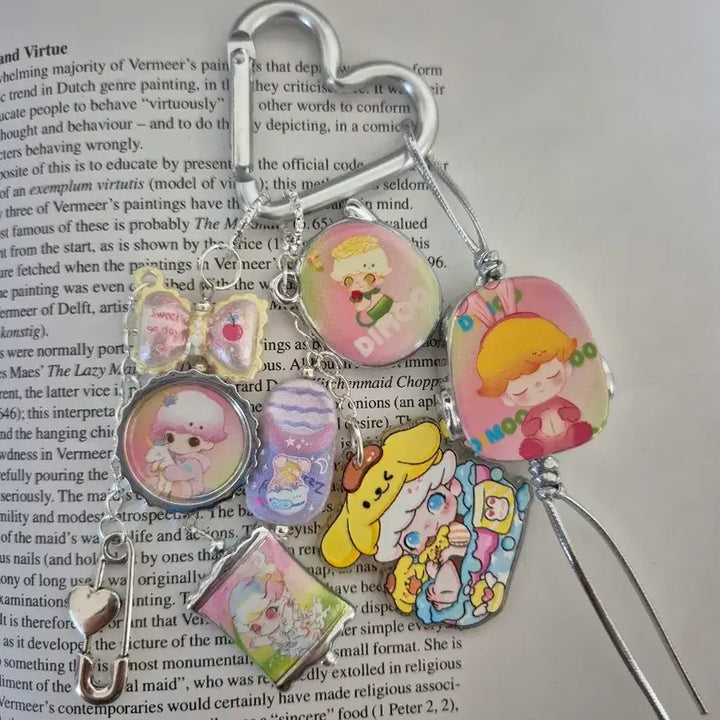 [BUNJANG] DDAKKU Keyring (Dimoo/Twin Stars/Sanrio) / 디무 산리오 키링