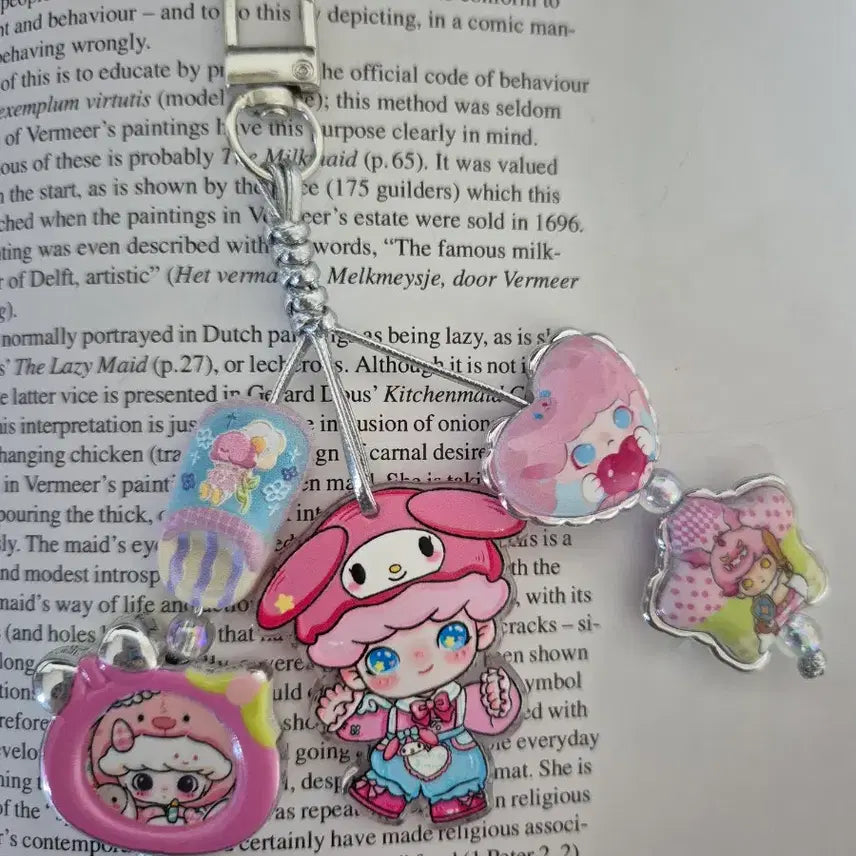[BUNJANG] DDAKKU Keyring (Dimoo/Twin Stars/Sanrio) / 디무 산리오 키링