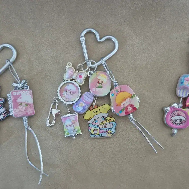 [BUNJANG] DDAKKU Keyring (Dimoo/Twin Stars/Sanrio) / 디무 산리오 키링