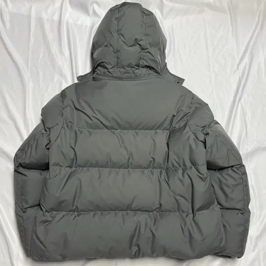 [SOLD OUT] [M] 더티셔츠뮤지엄 덕다운 숏패딩 그레이