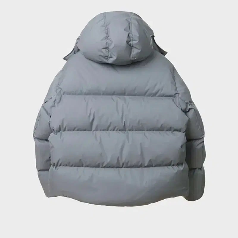 [SOLD OUT] [M] 더티셔츠뮤지엄 덕다운 숏패딩 그레이
