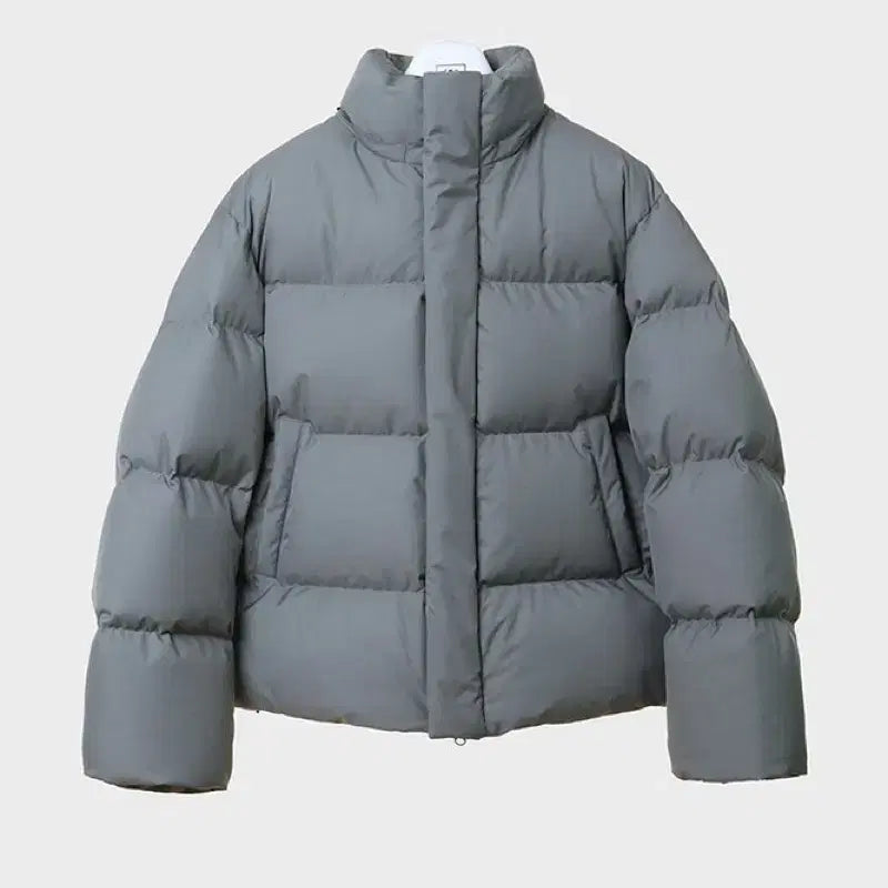[SOLD OUT] [M] 더티셔츠뮤지엄 덕다운 숏패딩 그레이