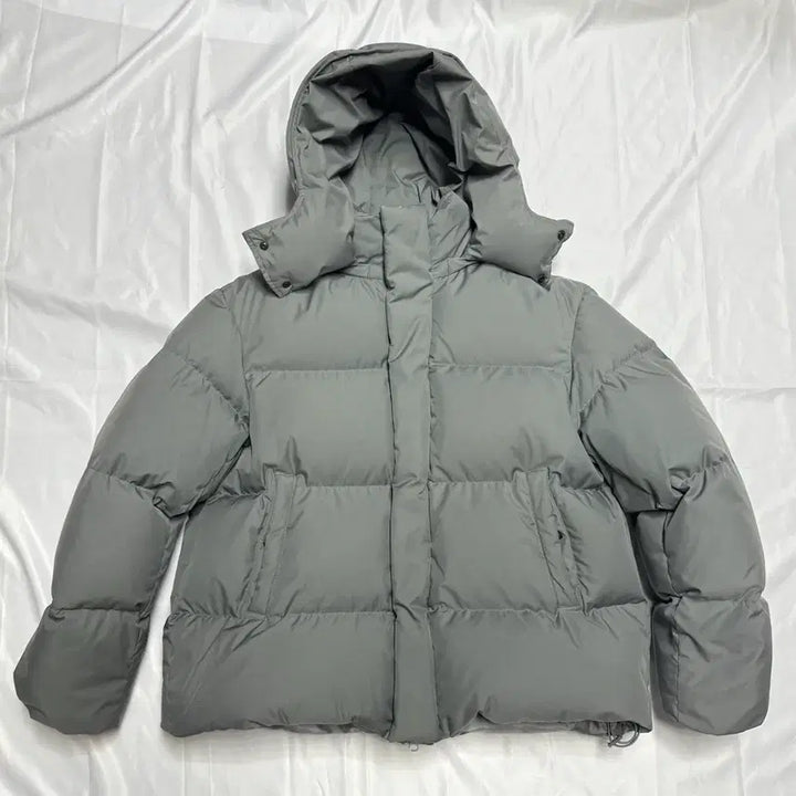 [SOLD OUT] [M] 더티셔츠뮤지엄 덕다운 숏패딩 그레이
