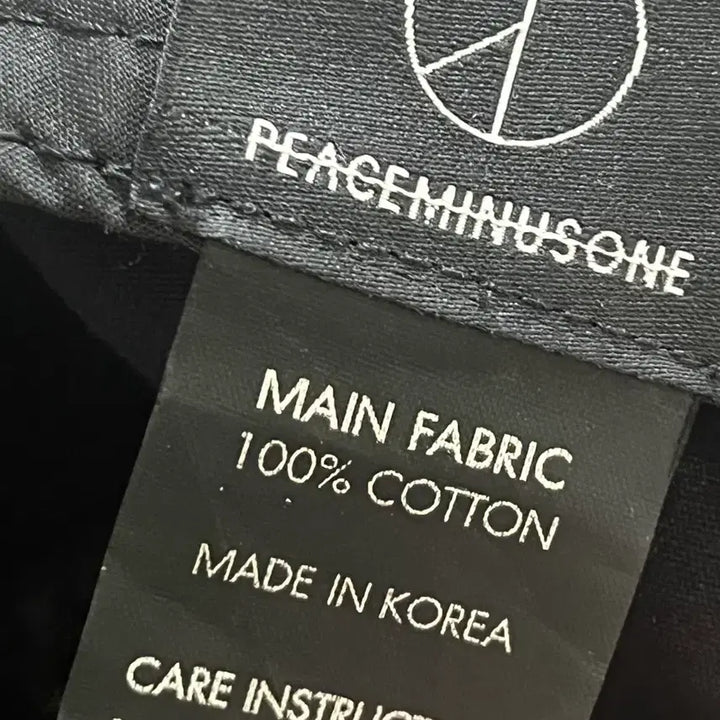 [BUNJANG] PMO Black Long Strap Cap / 피마원 블랙 롱스크랩 캡