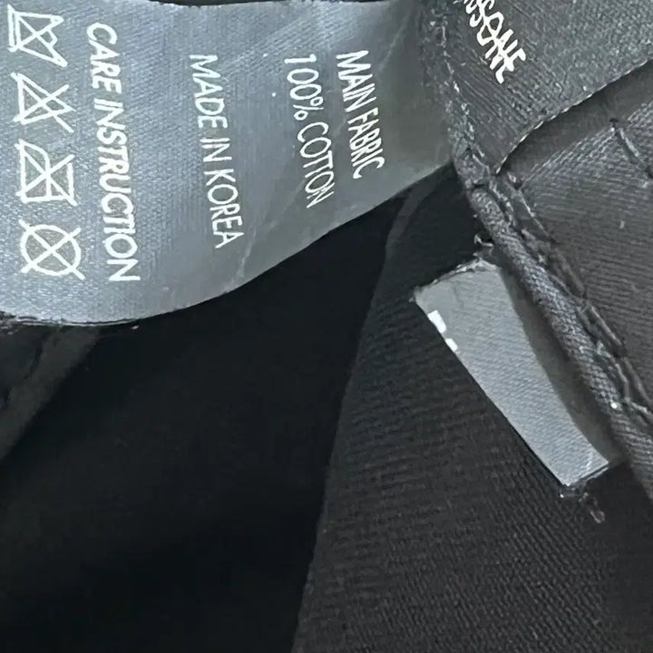 [BUNJANG] PMO Black Long Strap Cap / 피마원 블랙 롱스크랩 캡