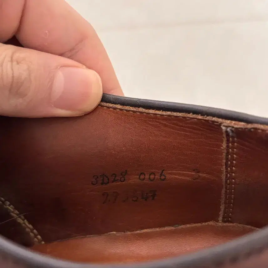 [BUNJANG] Alden 293647 Brown Chromexcel Service Shoes / 알든 293647 서비스 더비 / 브라운 크롬악셀 US 8.5(265)