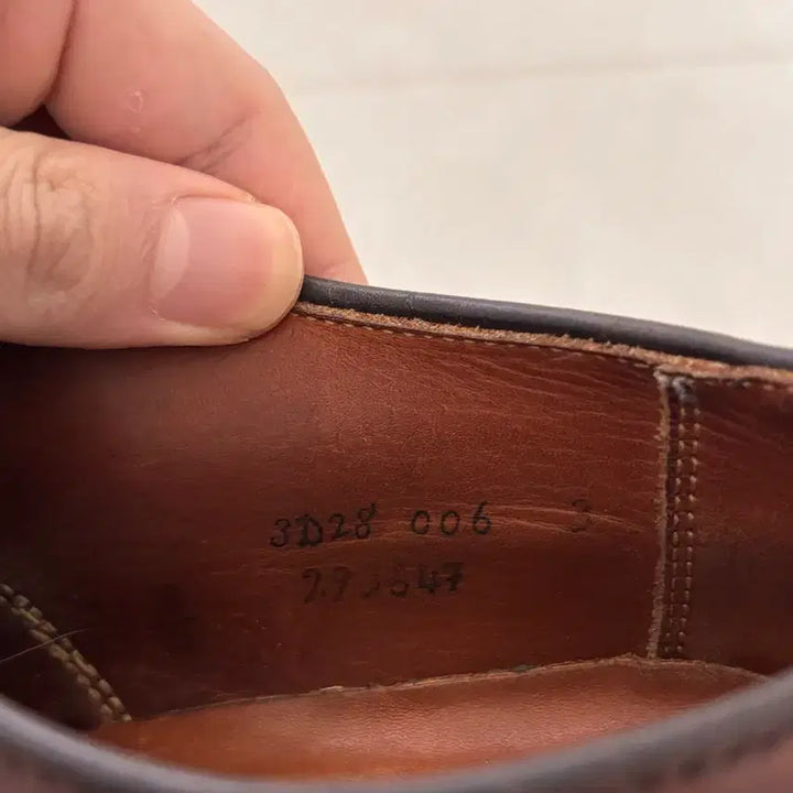 [BUNJANG] Alden 293647 Brown Chromexcel Service Shoes / 알든 293647 서비스 더비 / 브라운 크롬악셀 US 8.5(265)