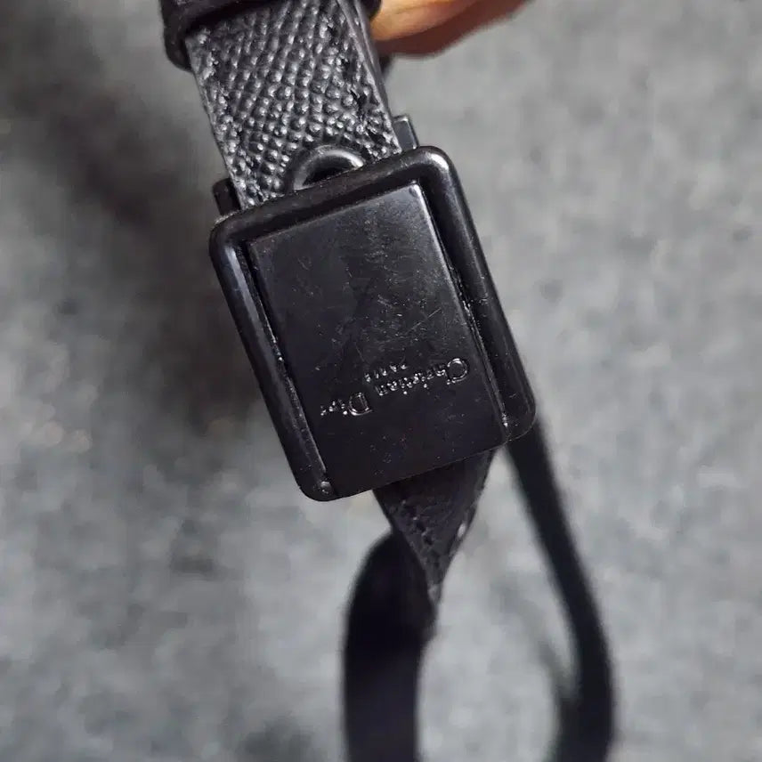 [BUNJANG] Dior CD Black Leather Flap Bag / 디올 CD 블랙 레더 플랩백