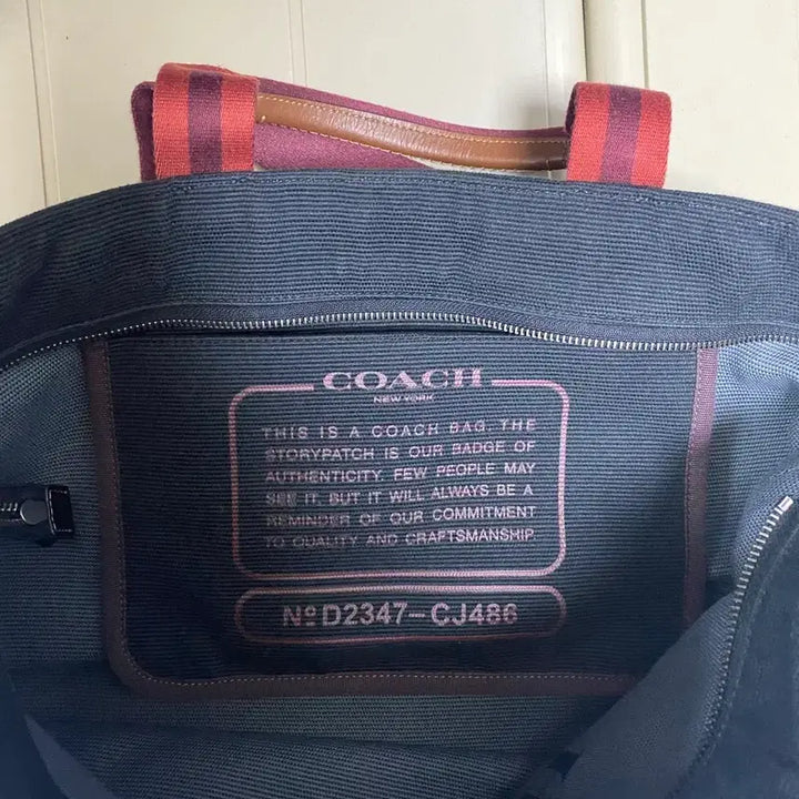 [BUNJANG] Coach Canvas Tote Bag / 코치 캔버스 토트백