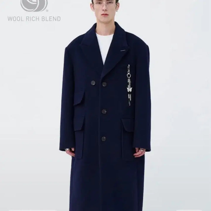 [BUNJANG] IEY Single Coat Navy / IEY 이에이 싱글 코트 네이비