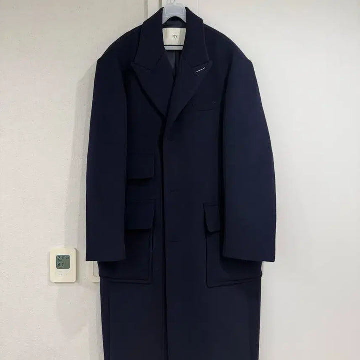 [BUNJANG] IEY Single Coat Navy / IEY 이에이 싱글 코트 네이비