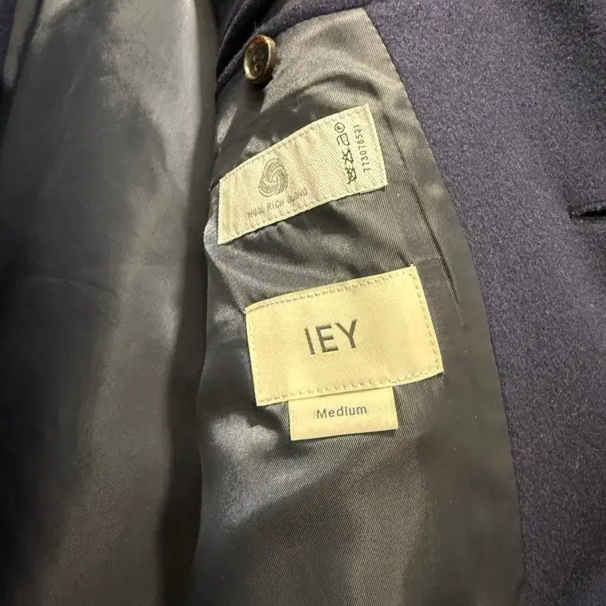 [BUNJANG] IEY Single Coat Navy / IEY 이에이 싱글 코트 네이비