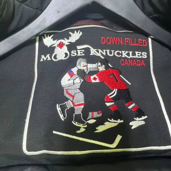 [BUNJANG] Moose Knuckles Black Padded Jacket / 무스너클 블랙 패딩 점퍼