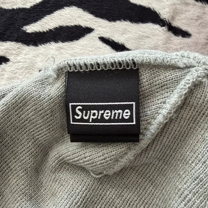 [BUNJANG] Supreme Cross Logo Beanie Gray / [새상품]슈프림 크로스로고 비니 그레이