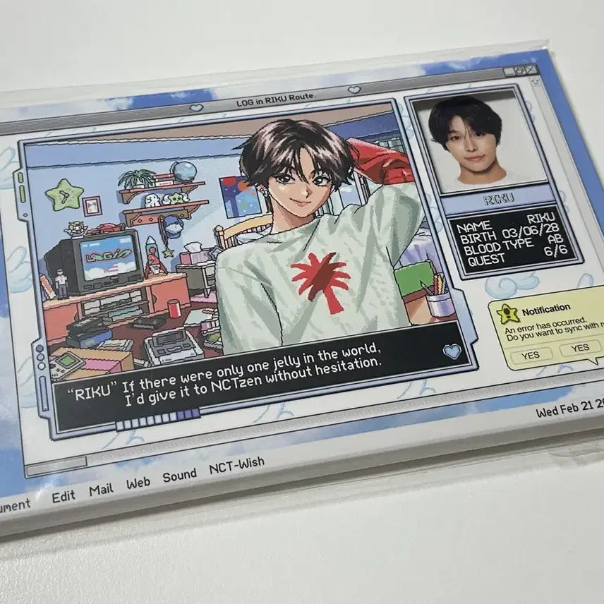 [BUNJANG] NCT WISH Riku Login Photocard Set / 엔시티위시 로그인 포토세트 리쿠