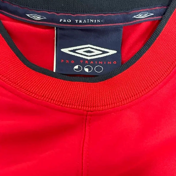 [BUNJANG] Umbro Pro Training Long Sleeve Top - Red/Navy - XXL / [XXL/빅사이즈] 엄브로 프로 트레이닝 웜업 롱슬리브 탑 레드/네이비