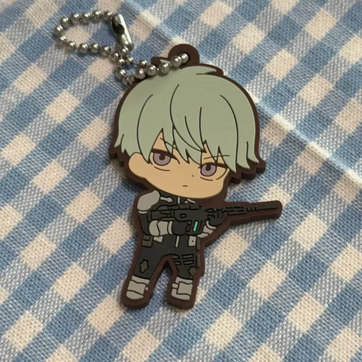 [BUNJANG] Kaiju No. 8 Reno Rubber Keyring Gacha Goods / 괴수8호 괴팔 괴8 레노 러버 키링 가챠 굿즈