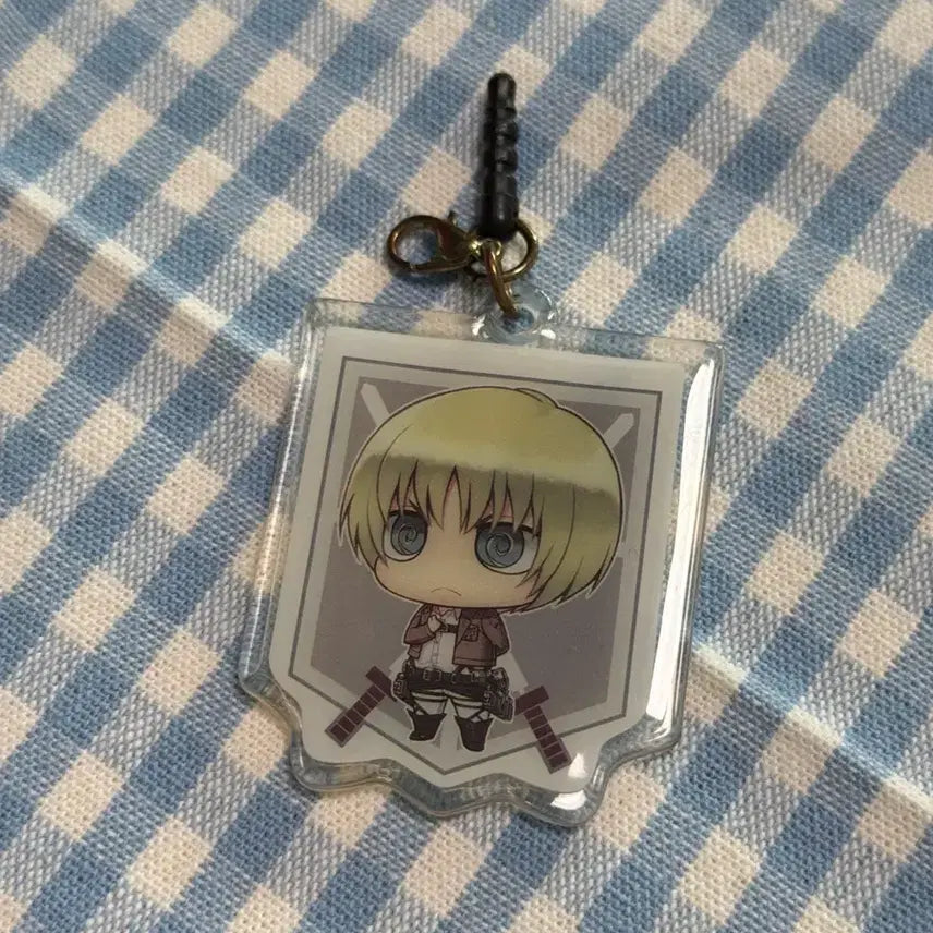 [BUNJANG] Attack on Titan Armin Keyring / 진격의거인 진격거 아르민 고전 가챠 굿즈 키링
