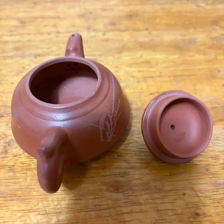 [BUNJANG] Dehua Kiln 1950s-1960s Handmade Porcelain Teapot (Small) / (1174)덕화 50-60년대 전수공자사호(소)