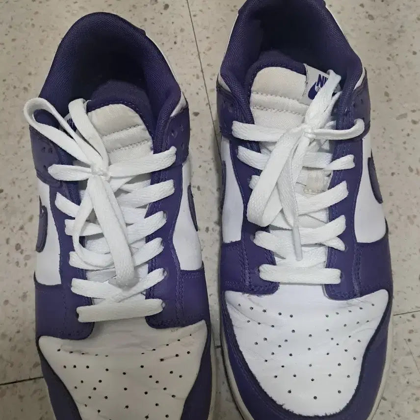 [BUNJANG] Nike Dunk Low Court Purple (Size 275) Sneakers / 덩크로우 코트퍼플 275