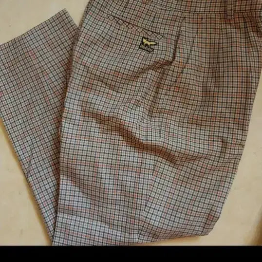 [BUNJANG] Hunt Club Checkered Wool Trousers / 헌트클럽 체크 모100%바지