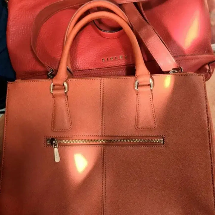 [BUNJANG] SISLEY Tote Bag Bundle Set / SISLEY시슬리 오렌지 토트백 가방 SISLEY 총3개 개별/일괄