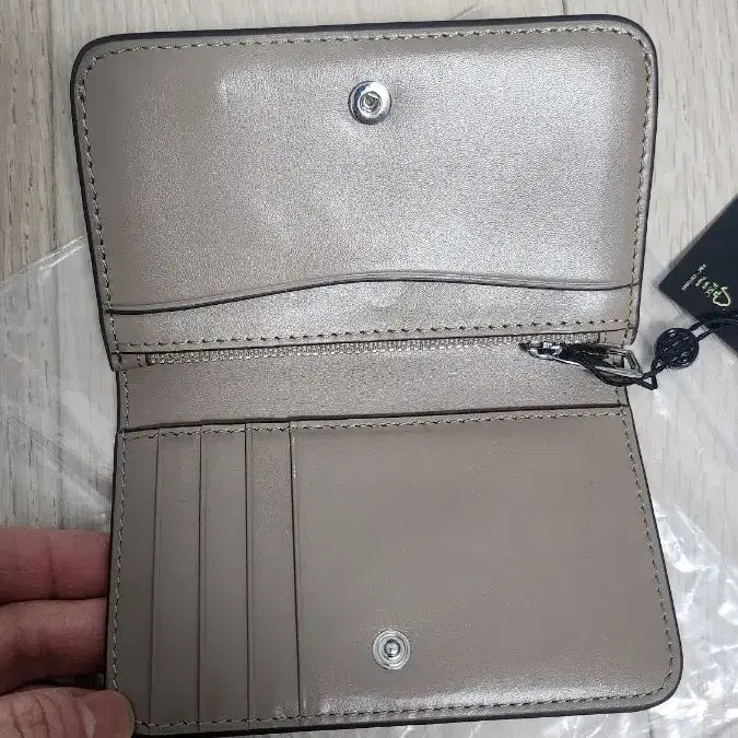 [BUNJANG] Massimo Dutti Card Wallet Beige New / 마시모두띠 카드지갑 베이지 새상품