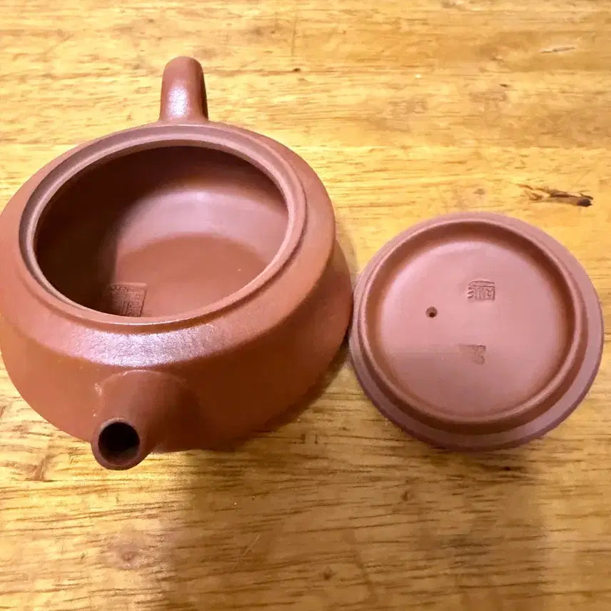 [BUNJANG] Antique Semi-Handmade Purple Clay Teapot / (1160) 20-30년전 반수공 자사호(중)