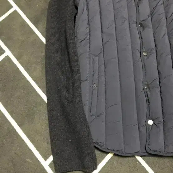 [BUNJANG] Time Homme Knit Padded Jacket Navy 95 / 타임옴므 니트패딩 네이비 95