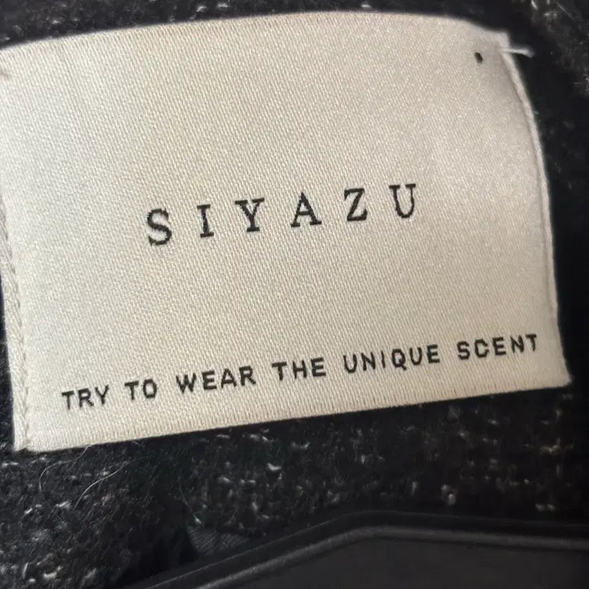 [BUNJANG] SIYAZU Dark Gray Tweed Jacket / SIYAZU 시야쥬 노티드 다크그레이 트위드 자켓