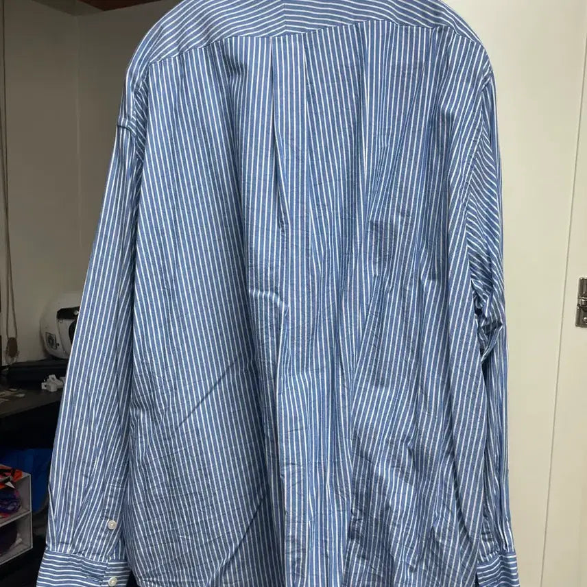 [BUNJANG] Softer Blue Stripe Shirt / 소프터 블루 스트라이프 셔츠