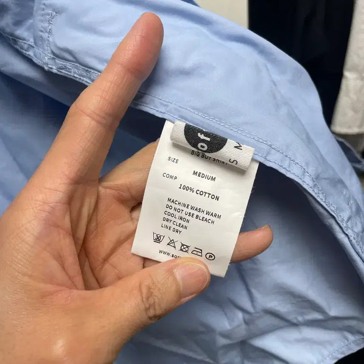[BUNJANG] Softer Blue Casual Shirt / 소프터 블루 셔츠