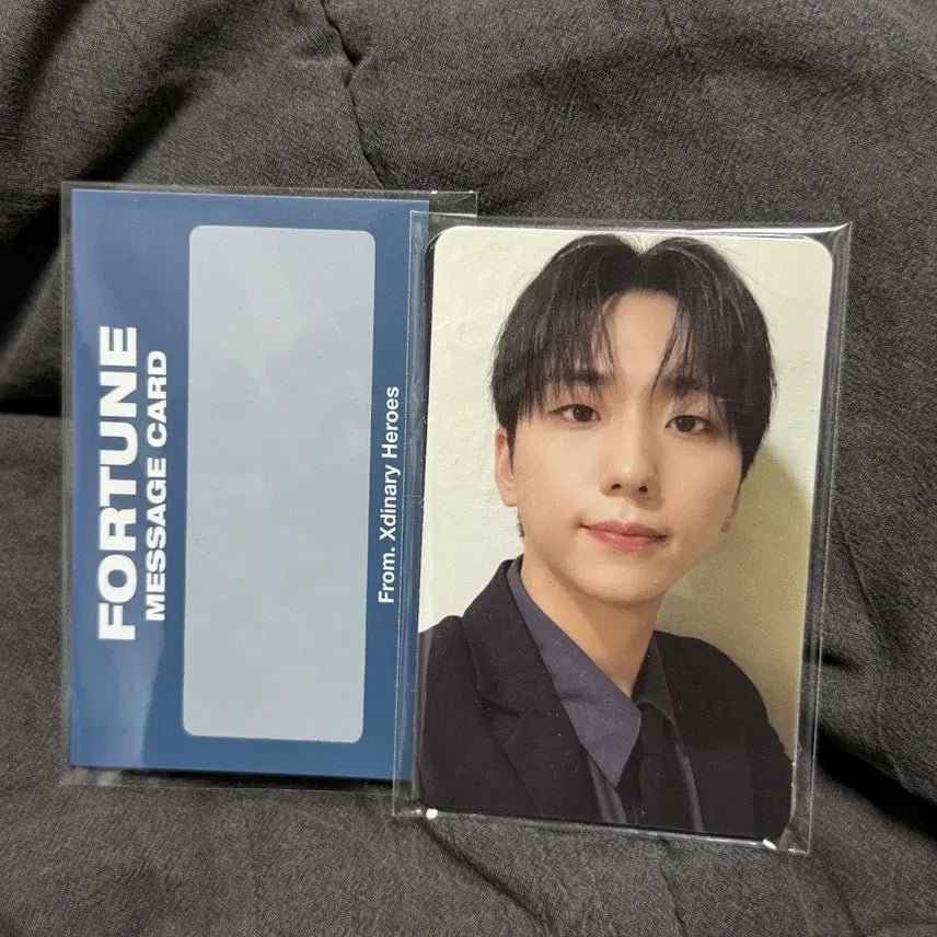 엑스디너리 히어로즈 live and fall 입장포카 메세지카드 미개봉