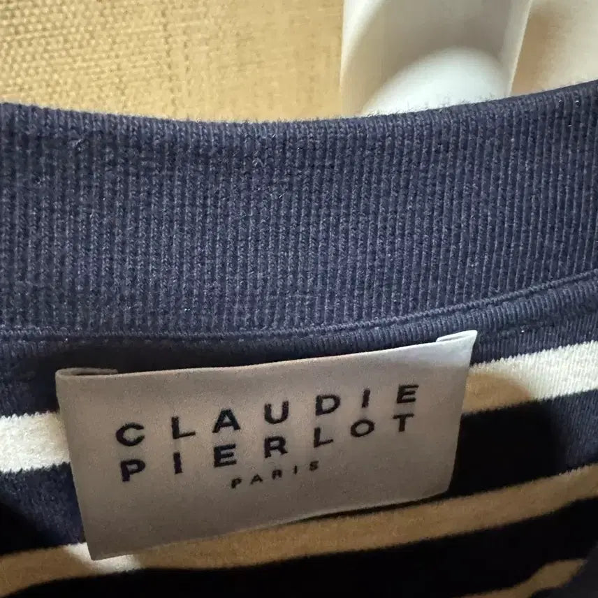 [BUNJANG] CLAUDIE PIERLOT Striped Midi Dress / CLAUDIE PIERLOT 스트라이프 원피스 네이비