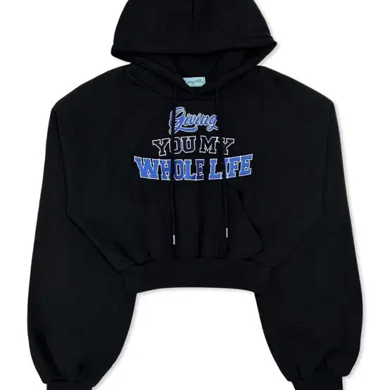 [BUNJANG] Pale Jade Cropped Hoodie / 페일제이드 크롭 후드티