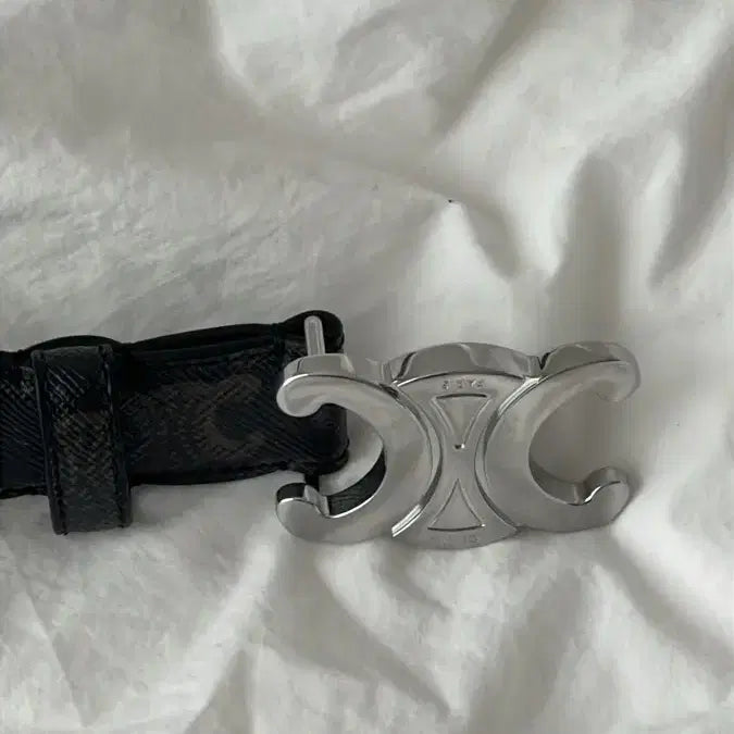 [BUNJANG] Celine Triomphe Canvas Belt Men 95 / 셀린느 트리옹프 캔버스 벨트 남성 95