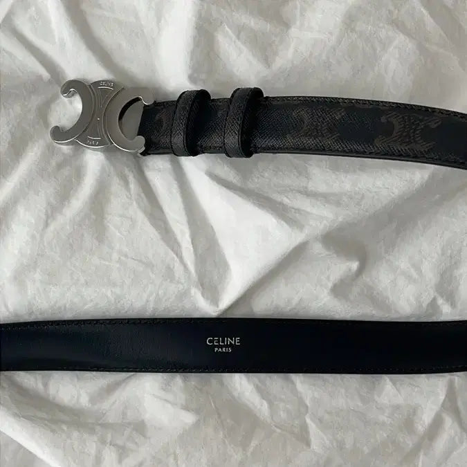 [BUNJANG] Celine Triomphe Canvas Belt Men 95 / 셀린느 트리옹프 캔버스 벨트 남성 95