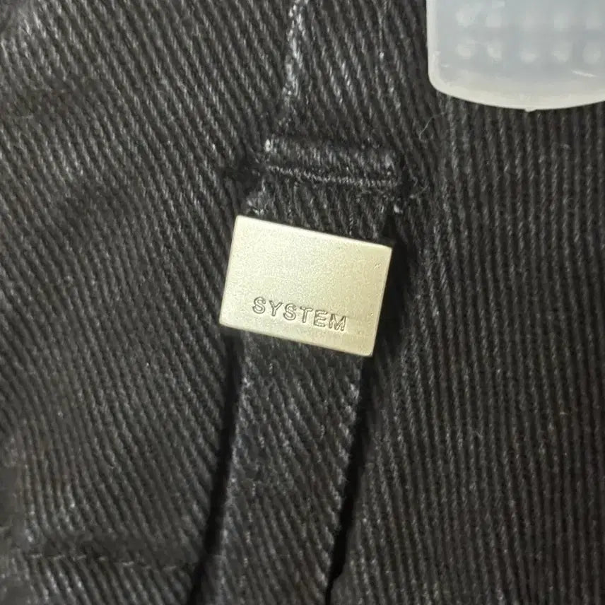 [BUNJANG] SYSTEM HOMME Dark Gray Layered Washed Jeans / SYSTEM HOMME 시스템 옴므 믹스매치레이어 다크그레이 워싱 팬츠