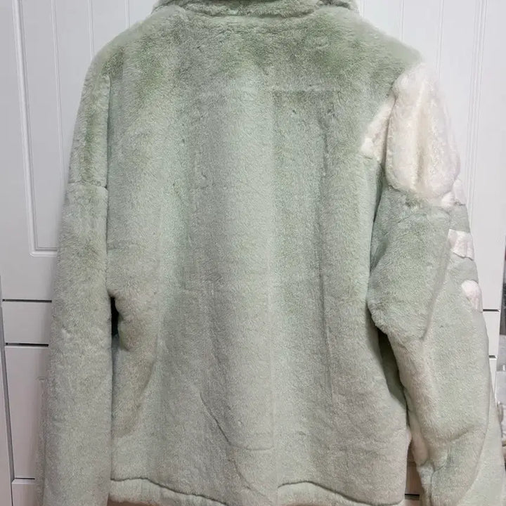 [BUNJANG] Adidas Trefoil Per Fleece Mint L / 아디다스 트레포일 퍼 후리스 민트 L