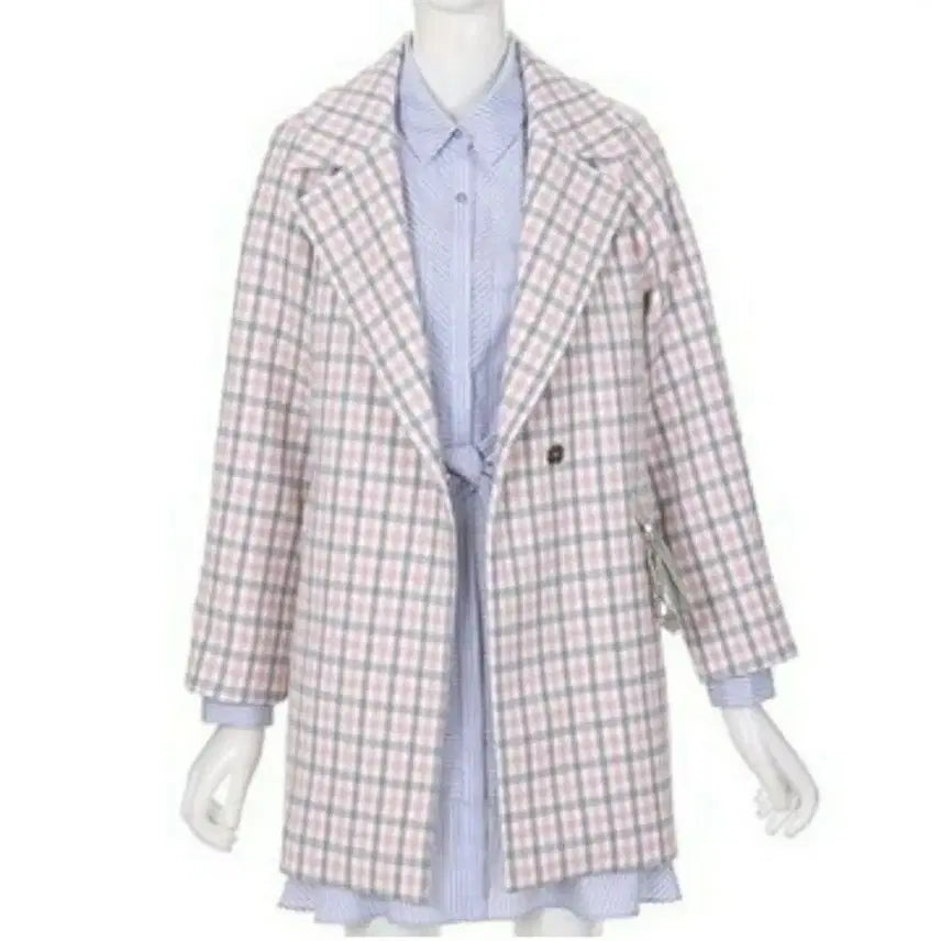 [BUNJANG] On&On Check Coat / [55]온앤온 체크 코트