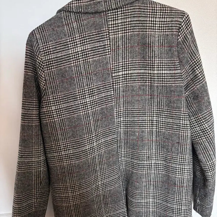 [BUNJANG] Brown Checkered Jacket / 브라운 체크무늬 자켓