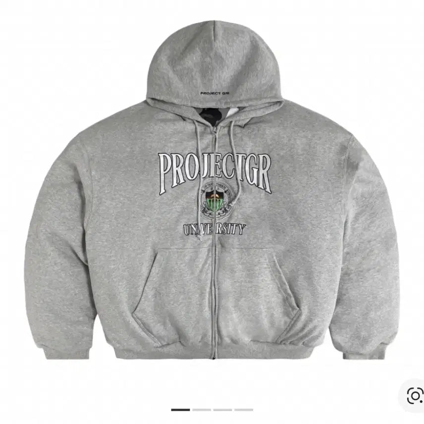 [BUNJANG] Project GR Reversible Hooded Puffer Jacket - Gray / [2]프로젝트gr 리버시블 후드 퍼퍼 자켓 그레이